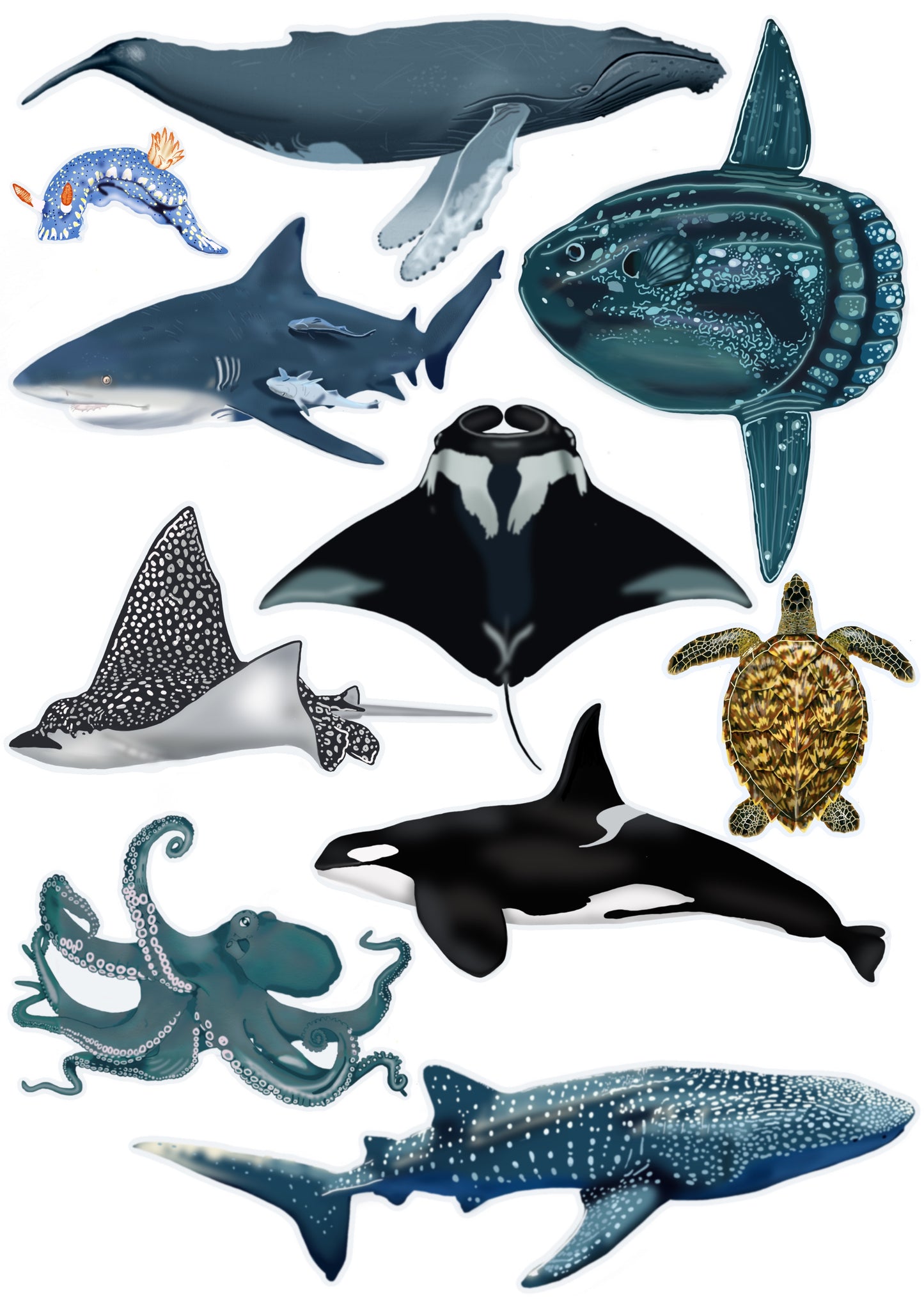 Ocean bliss digital planner